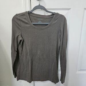 Cynthia Rowley Women's Gray Long Sleeve Top
